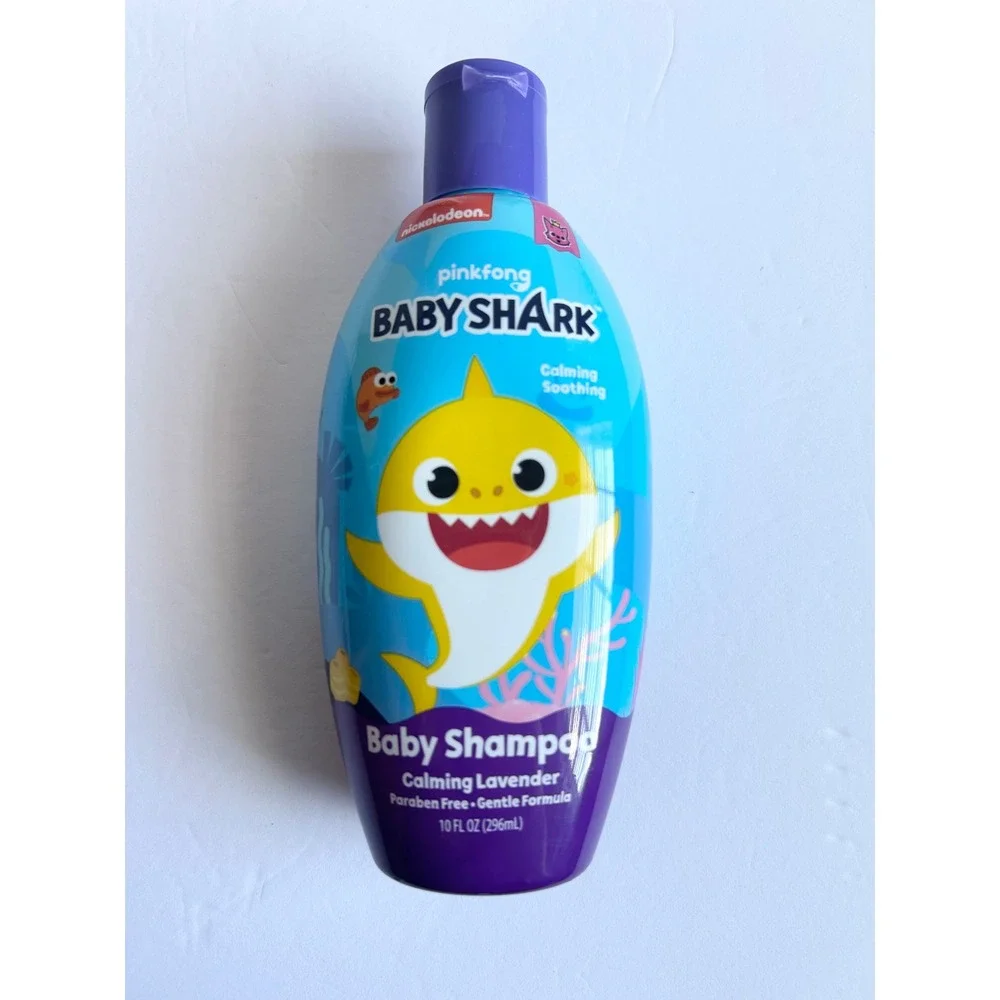 Pinkfong Baby Shark 3pc Set Baby Lotion Shampoo & Wash 10oz Paraben Free New